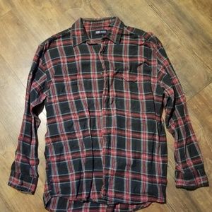 Mens blue and red flannel.